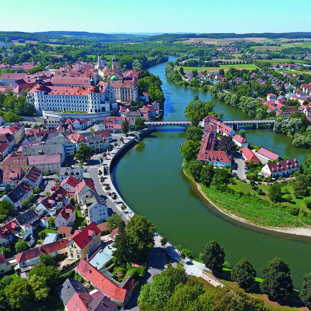 Die Donau, Neuburgs Lebensader mitten in der Stadt