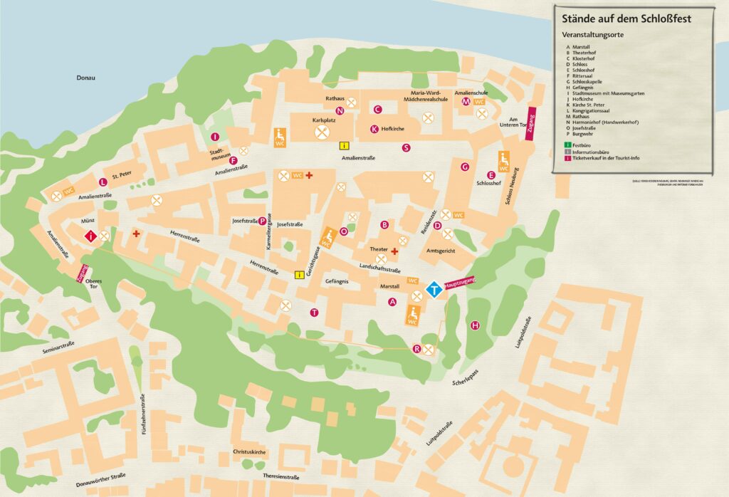 Lageplan Schlossfest