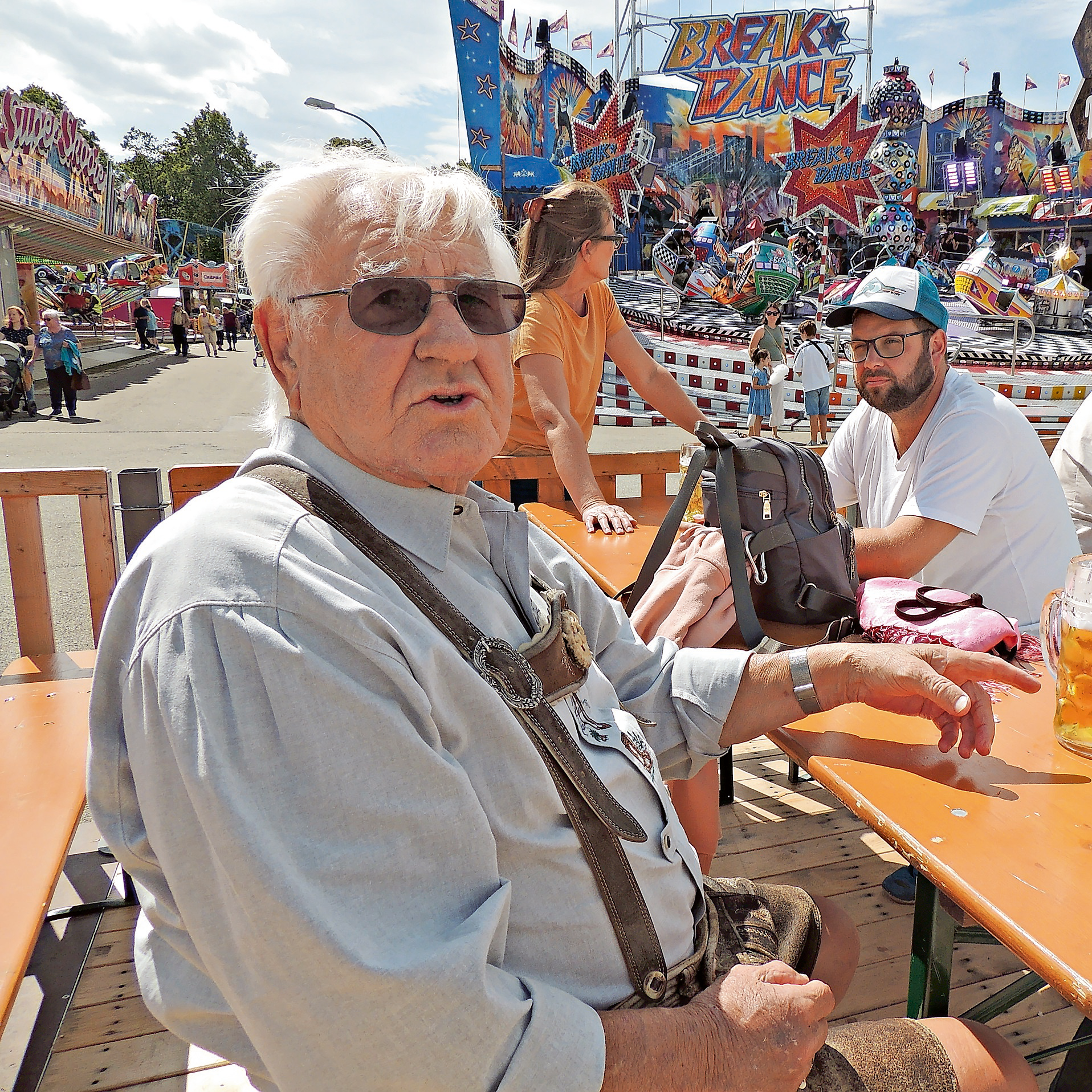 Peter Winterholler 2024 beim Volksfest