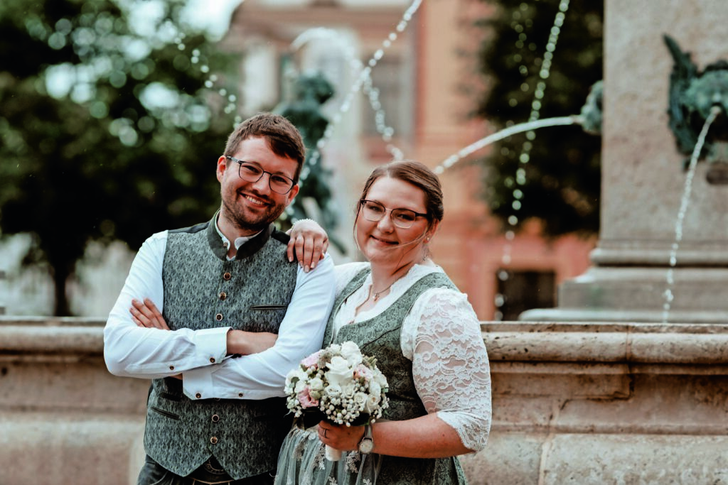 Das junge Ehepaar Faller