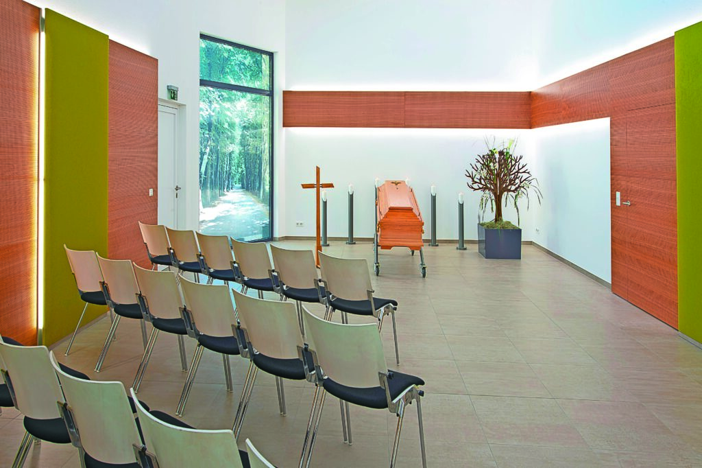 Abschiedsraum im neuen Gebäude