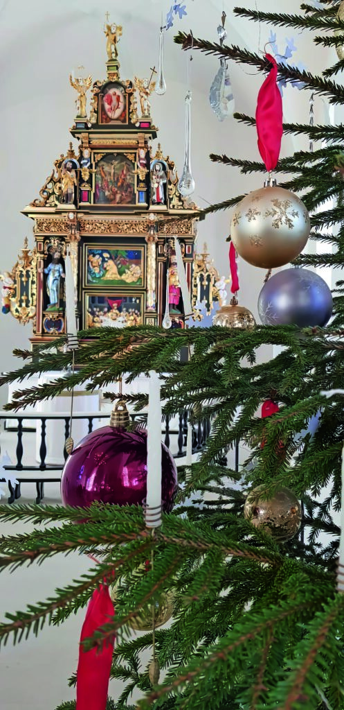 Weihnachtsschmuck in Lettland