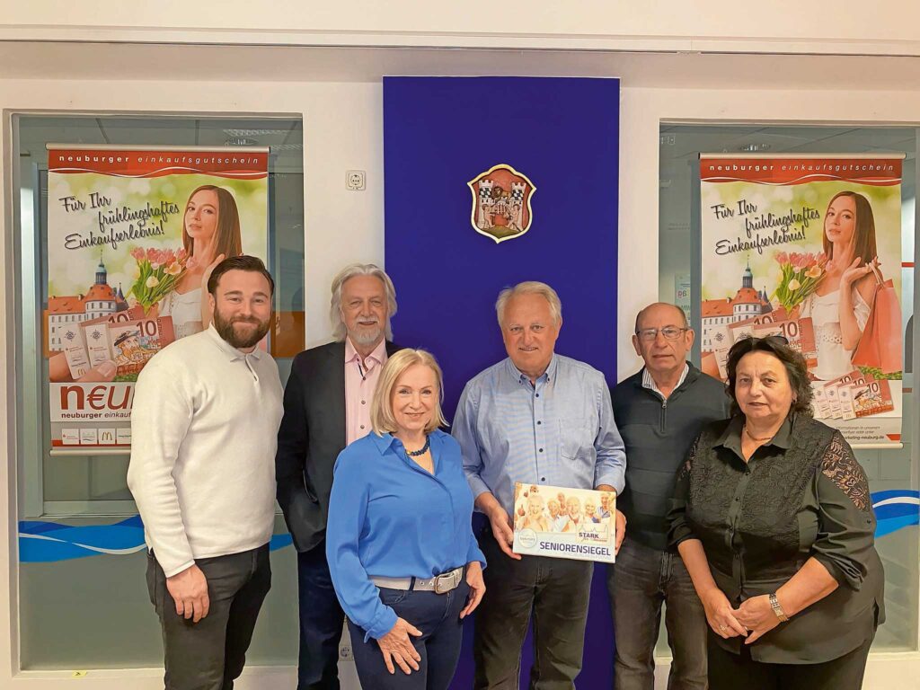 Das Stadtmarketing präsentiert sein Seniorensiegel