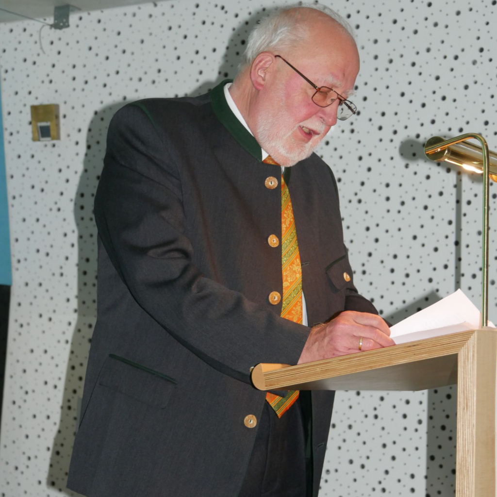 Roland Thiele bei einem seiner Vorträge