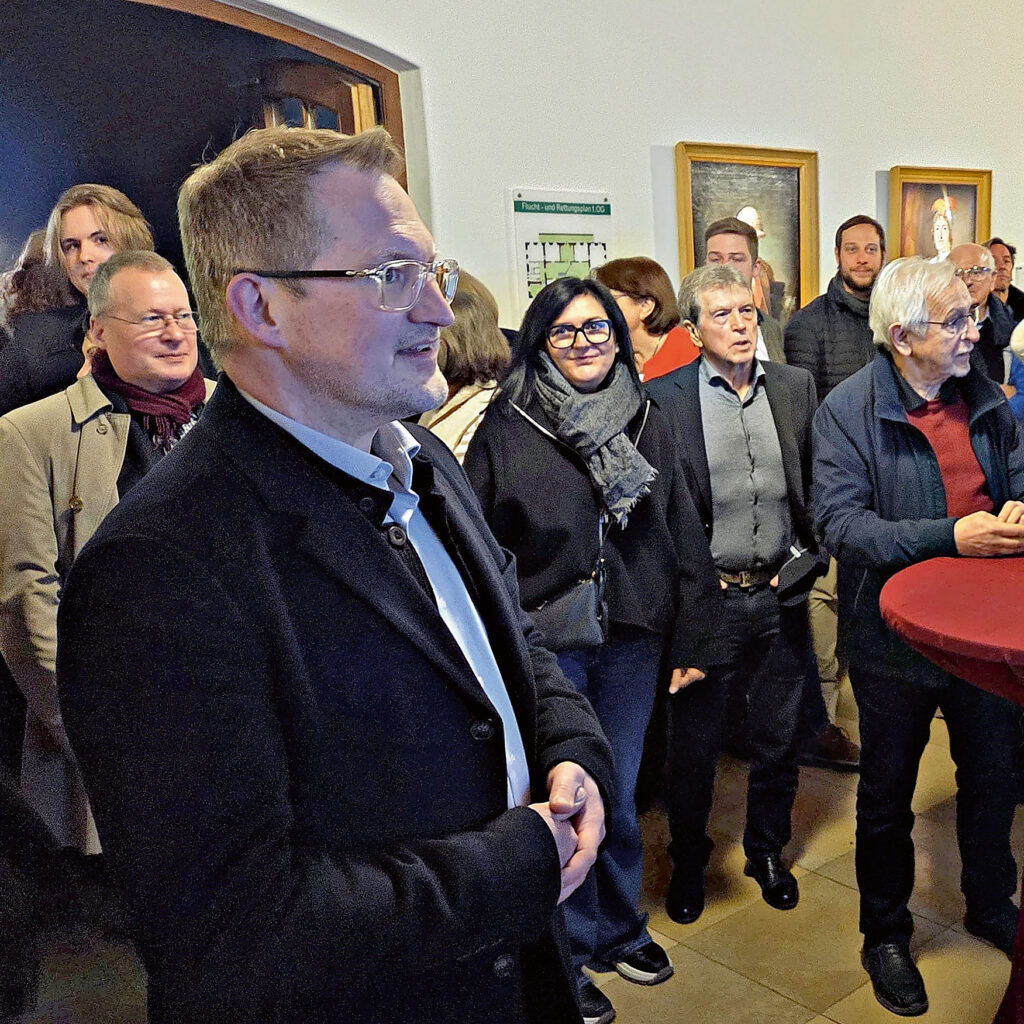 Gerhard Schoder im Rathaus nach der Stichwahl