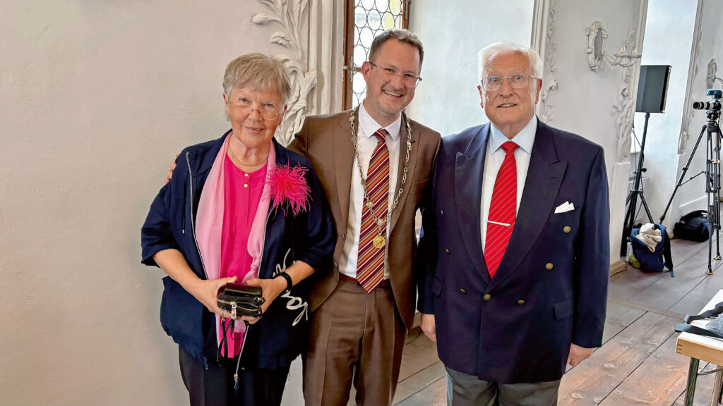 Bei der Amtseinführung