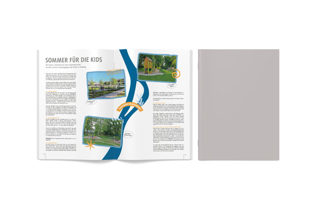 Artikel "Sommer für Kids", HALLO Neuburg, Printausgabe