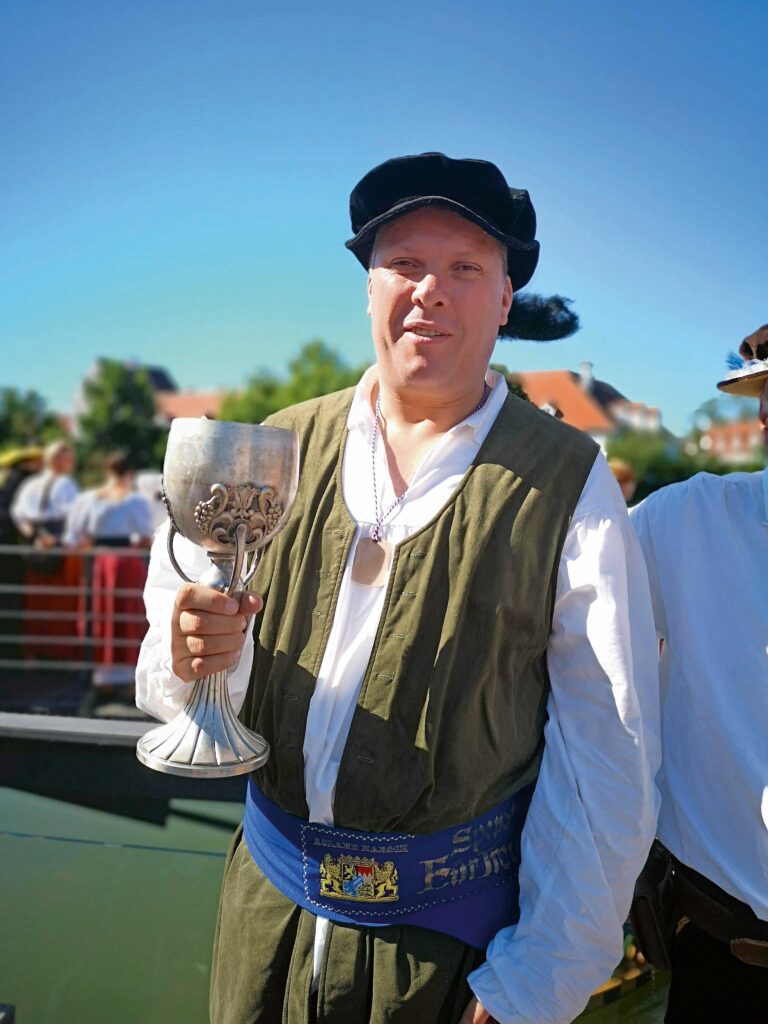 Roland Harsch beim Schloßfest