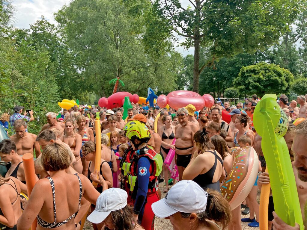 Spaßbaden an der Donau