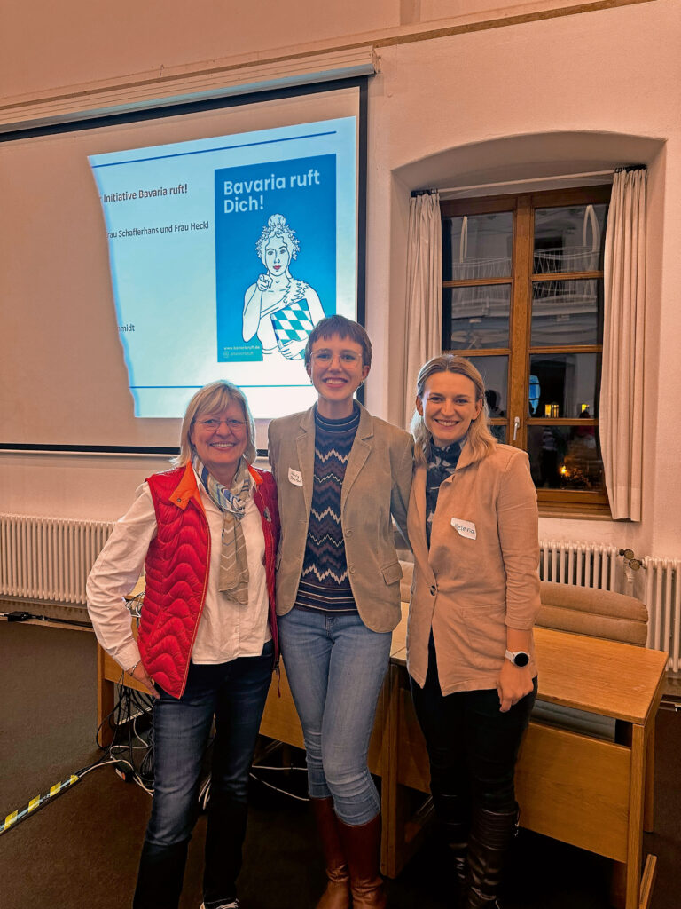 Sabine Schneider, Paula Deufel, Helena Schlussnuss - drei starke Frauen für die Neuburger SPD